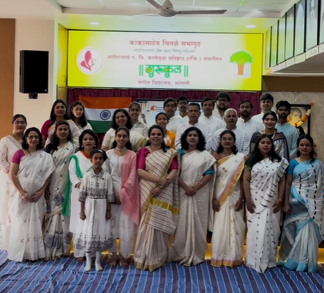 Celebrating Independence Day with unity and solidarity at the Gurukul.